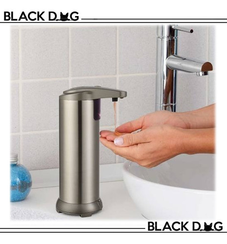 Dispensador Automático Acero Inox Jabón Alcohol Gel Crema