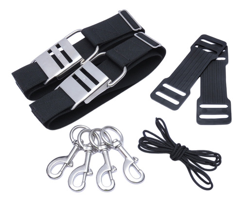 Imagen 1 de 11 de Kit De Gran Resistencia Soporte De Tanque De Correas Twin
