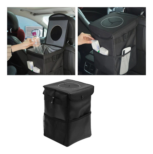 Cubo De Basura Colgante Para Coche, A Prueba De Fugas