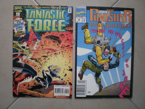 The Punisher Y Fantastic Forse !! Set De 2 Marvel Comics