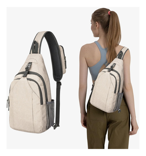 Mochila Cruzada Mariconera Pechera Con Usb Broche Antirrobo