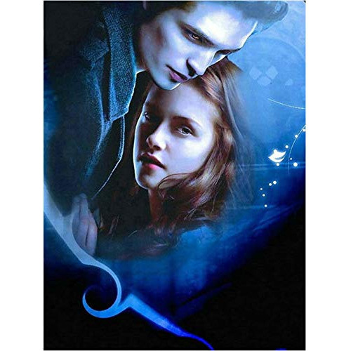 5d Diy Diamond Painting Twilight Edward Bella Portrait ...