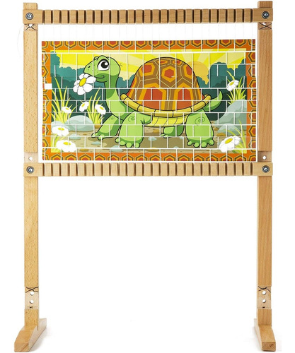 Telar Madera Manualidades Tejer Estambre Crochet Multiusos