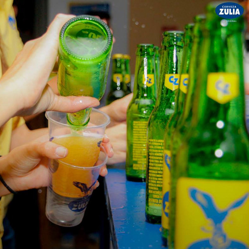 Imagen 2 de 5 de Caja De Cerveza Zulia 222ml Rt (incluye Vacío)