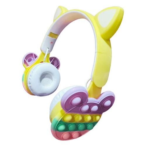 Audífonos Pop It Bluetooth Inalámbricos Mickey Led Envio Gra