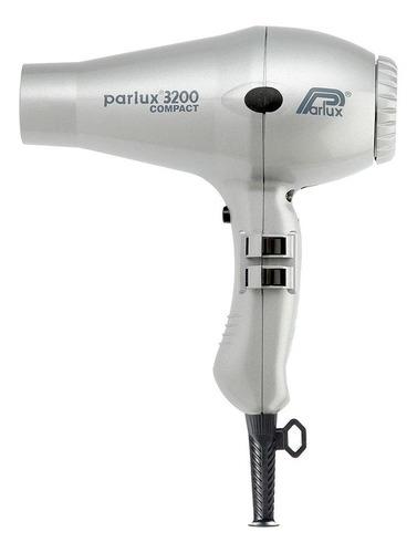 Secadora Parlux 3200 Plus Professional Silver Color Plateado