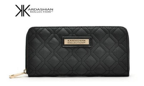 Billetera Mujer Kardashian Kollection Color Negro