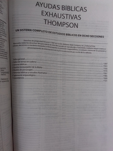 Imagen 8 de 10 de Biblia De Referencia Thompson Rvr1960 Milenio Tapa Dura