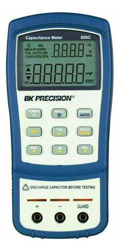 B K Precision 890c Medidor Capacitancia Mano Doble Pantalla