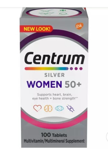 Vitaminas Centrum Silver Women 50+ Sabor Sin Sabor