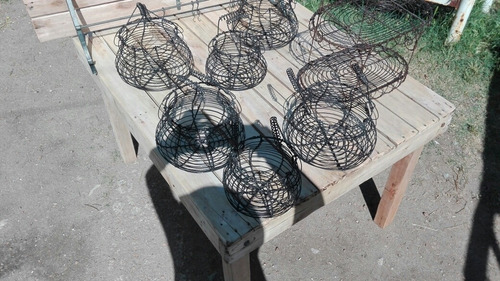 Imagen 7 de 7 de Huevera En Alambre Artesanal