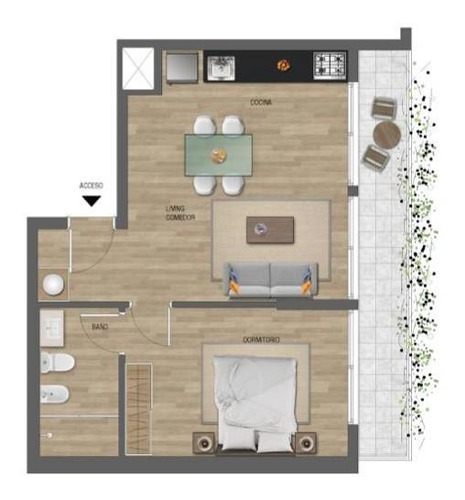 Imagen 6 de 11 de Apartamento De Un Dormitorio, En Venta, Pocitos Ref Ap4762140