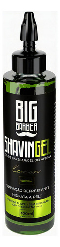 Kit Shaving Gel De Barbear 3x Lemon 3x Menthol Big Barber