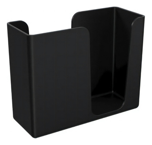Porta-guardanapos Em Plástico Coza Uno 13,6x5,3x10,4cm Preto
