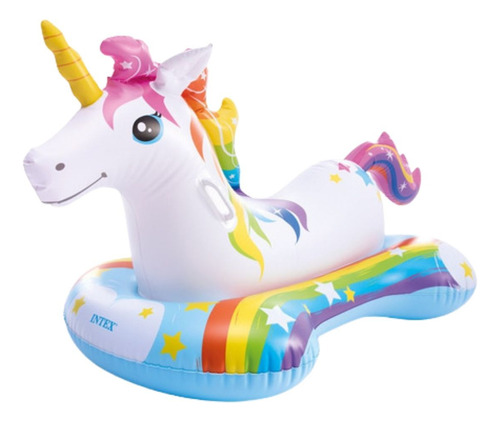 Flotador Inflable Montable Infantil Intex Unicornio 57552