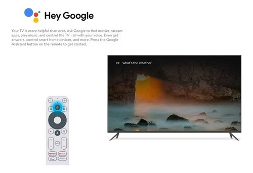 Onn Google Tv Full Hd 2023 8gb 1.5 Gb Ram Control Voz Negro