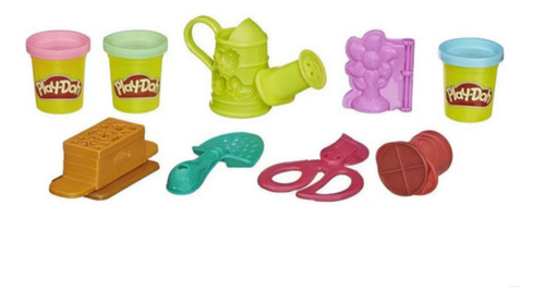 Play-doh Plastilinas Masa Jardin De Colores 3 Botes