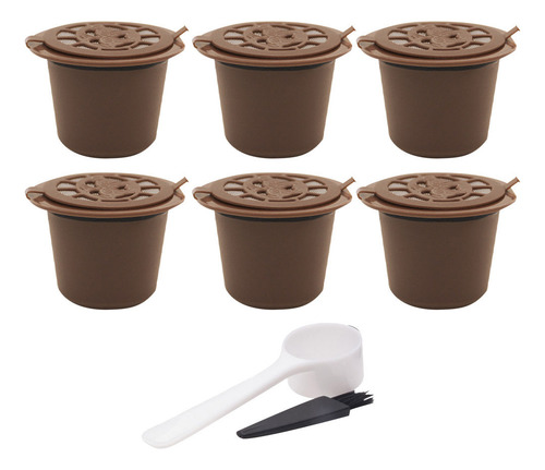 Cápsulas De Café Reutilizables Y Recargables, 6 Unidades, Co