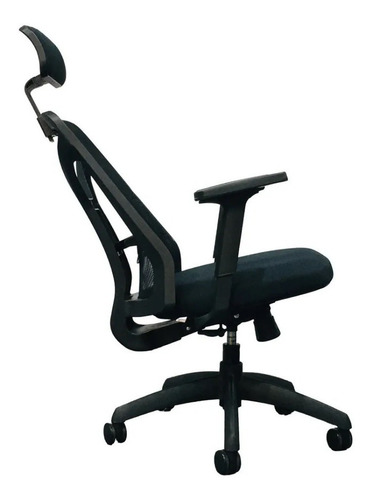 Imagen 2 de 4 de Sillon Tokio Gerencial Ergonómico Cabezal Oficina Kromo-s