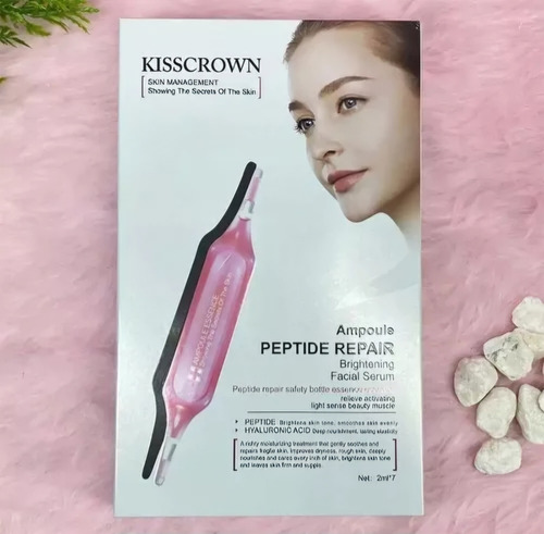 Serum Facial Ampollas Peptido Reparador Elasticidad 7 Und Mixta Día/noche