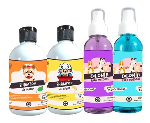 Colonia P/ Perro & Perrito Sin Alcohol 150ml + Shampoo