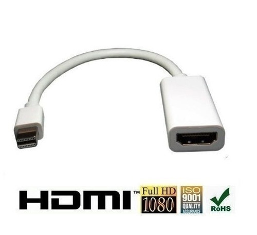 Adaptador Mini Displayport A Hdmi De Mac A Tv Lcd, Proyector