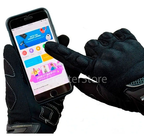 Guantes Moto Protección Nudillos Y Táctil  