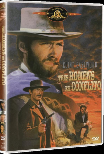 Dvd Três Homens Em Conflito - Sergio Leone / Clint Eastwood