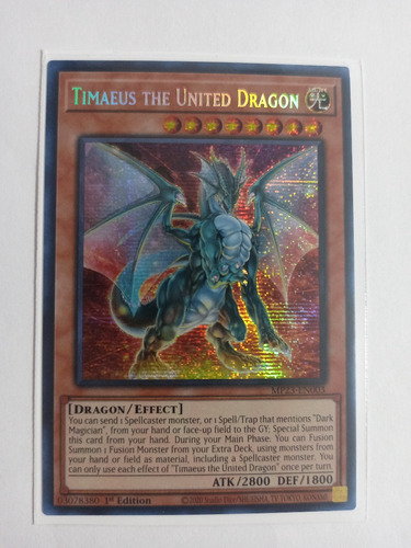Timaeus The United Dragon - Prismatic Secret Rare Mp23
