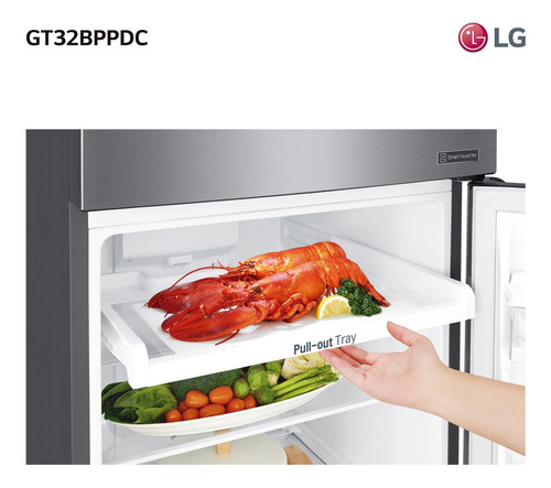 Imagen 5 de 8 de Heladera LG 312 Litros - Gt32bppdc