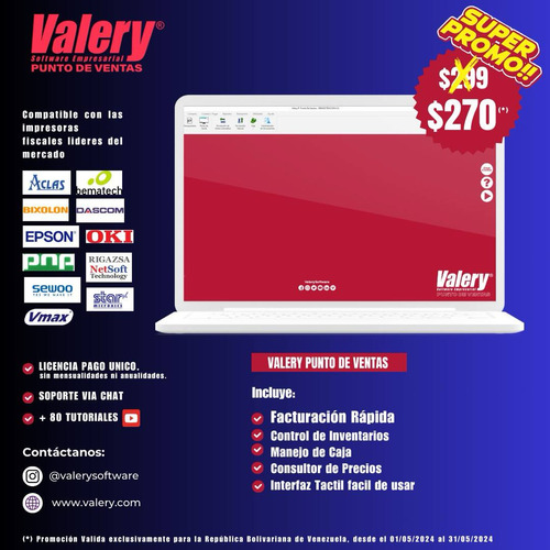 Sistema Valery Software Promoción 