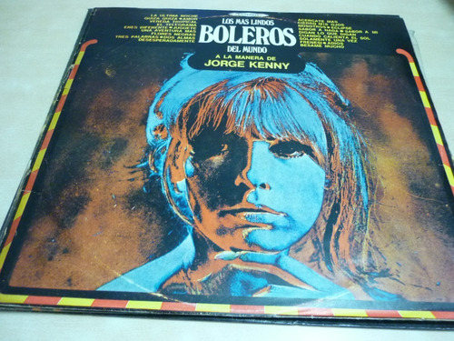 Jorge Kenny Los Boleros Mas Lindos Vinilo Impecable 