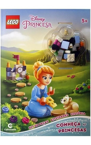 Imagem 1 de 3 de Revista De Atividades Conheça As Princesa Disney Peças Lego