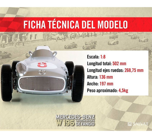 Arma Mercedes Benz W196 Flecha De Plata Fangio Varios Nros
