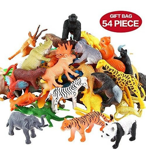 Figura De Animales, Conjunto De Juguetes De Animales De Mini