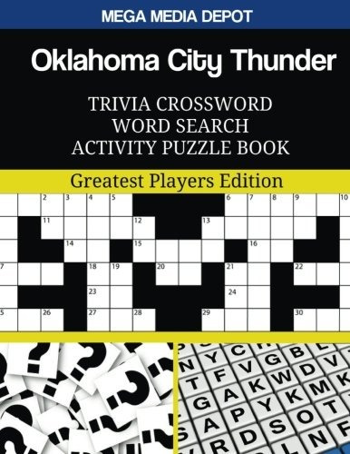 Oklahoma City Thunder Trivia Crossword Word Search Activity 
