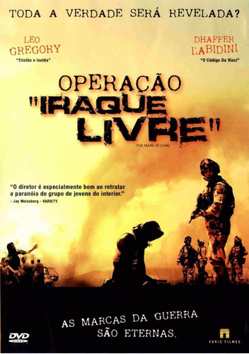 Operação Iraque Livre - Dvd - Leo Gregory - Gerard Kearns