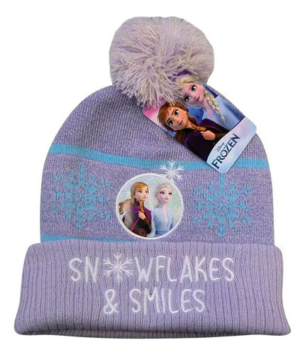 Gorro De Lana Niño Infantil Frozen, Ana Y Elsa, Olaf