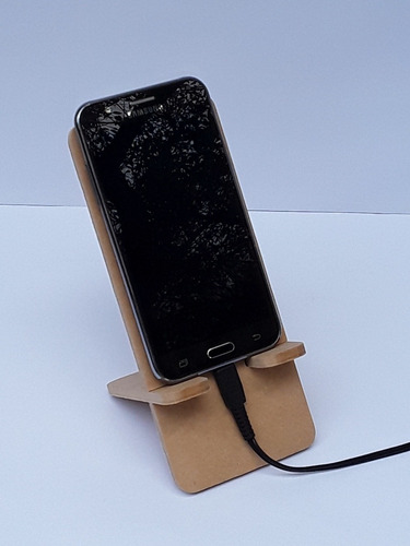 Set Por 3 Soportes Porta Celular Mdf Fibrofacil Home Office