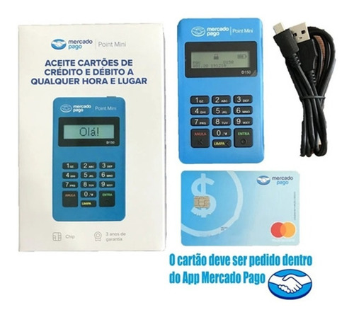 Imagem 2 de 9 de Maquininha Point Mini A Máquina De Cartão Do Mercado Pago