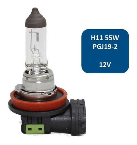 Ampolleta Halogena 12v Para Automovil H11 55w Pgj19-2 Trifa