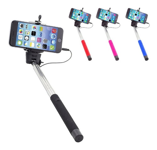 Monopod Selfies Con Cable Para Smartphone Gopro Pack 4