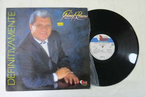Vinyl Vinilo Lp Acetato Gabriel Romero Definitivamente 
