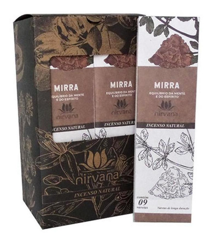 Incenso Natural Nirvana Mirra