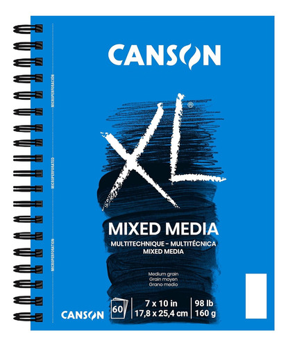 Canson Xl Mix Media Cuaderno De Dibujo Sketchbook 18 X 25cm