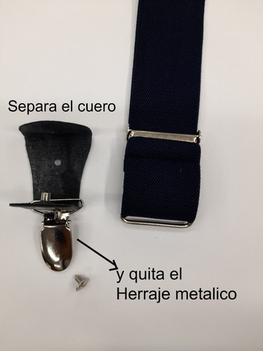 Imagen 4 de 10 de Tirantas, Tirantes, Cargaderas Hombre Negra Con Textura