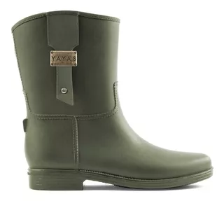 Botas Botin Dama Mujer Lluvia Sintético Corta Camper Yayas