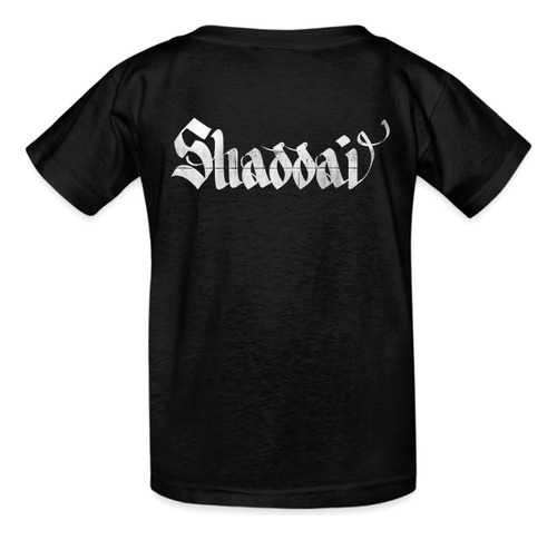 Playera Manga Corta Talla Infantil Diseño Shaddai