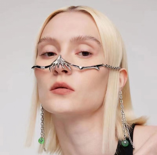 Joyeria Facial Máscara Cyberpunk Nose Nariz Rave Accesorios