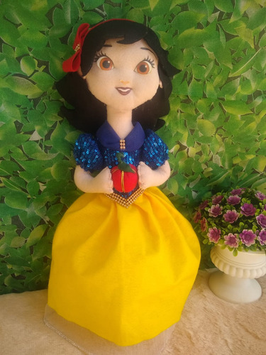 Boneca Branca De Neve Dos Sete Anões Desenho Disney Princesa